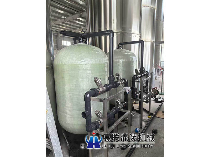 濰坊5噸雙級水處理設備安裝中